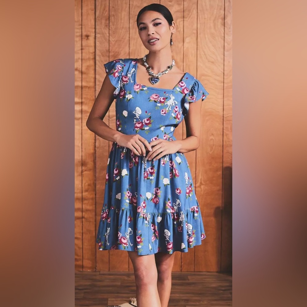 Her Universe Disney Pixar Toy Story Floral Tie Back Plus Size 3 Dress
